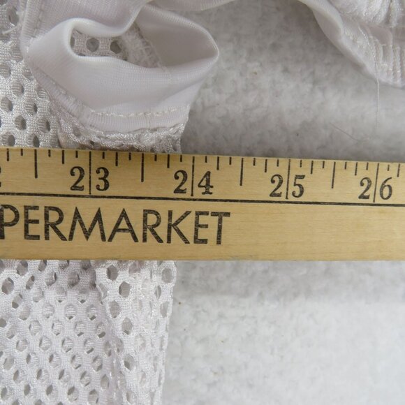 Schutt Varsity Mens Size Medium White Mesh Football Practice Jersey - Picture 8 of 9